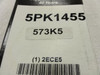 Bando 5PK1455; Serpentine Belt 573K5; 5-ribs 57.3"L; 2ECE5