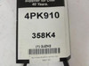 Bando 358K4; Serpentine Belt 4PK910