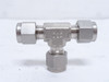 Swagelok SS-400-3; Compression Tee; SS-316; 1/4" Tube