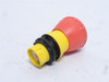 Allen-Bradley 800FP-LMT44; Red E-Stop Push Button; 44mm Panel