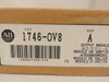 Allen-Bradley 1746-OV8; DC Output Module; 8-Ch; 10~50VDC Out