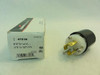 Cooper 4721N; Locking Plug; 2P; 3-Wire; 15A; 125V