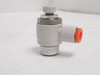 SMC AS3201F-N03-07; Speed Control Valve; 1/4" PTC x 3/8" Thread