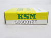 KSM SS6001ZZ; Ball Bearing; SS; 12mmID x 28mmOD x 8mm Wide