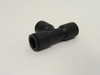 Legris 3104 12 00; Black Plastic Union Tee; 1/2mm; 290Psi