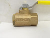 Dixon BBV150; Bronze Inline Ball Valve; 1/2FNPT; 600CWP
