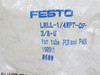Festo LRLL-1/4NPT-QS-3/8-U; Pressure Regulator 190911; 3/8"