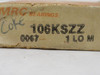 MRC 106KSZZ; Ball Bearing 30mm ID x 55mm OD x 13mm Wide