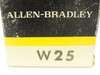 Allen-Bradley W25; Overload Thermal Unit Series: W