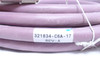 MFG- 321834-C6A-17; Ethernet Cable; M To FX Coded; M12; 17' L