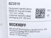 Beckhoff BZ3010; Contact labels; 12 mmx 7mm; 180 Pieces