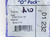 Goldspec 01 232-O; Bag-10; Buna O-Rings; 2-3/4" x 3" x 1/8"