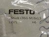 Festo CRSG-M16x1.5; Stainless Steel Pneumatic Rod Clevis; 13571