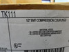 Steel City TK111; LOT-27 EMT Compression Coupling 1/2"