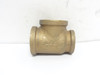 Cryovac SP207311; Red Brass Tee; 1-1/4NPT x 1-1/4NPT x 1NPT