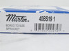 Martin 40BS19 1; Sprocket #40; 19 Teeth; 1"ID