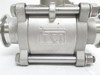 TCI 27735601; Sanitary Ball Valve; SS; 1-1/2" Clamp