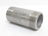 Industry-Std 4TNX9; Pipe Nipple; SS-304; 1-1/2NPT; 4" Long