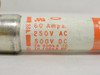 Ferraz A2Y60-1; Amp-Trap Fuse; 60A; 250VAC; 500VDC; Type: 1