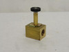 Ingersoll Rand TB022B-000-N; Brass Valve; 2 Way; 1/4" NPT