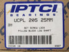 IPTCI UCPL-205-25MM; Pillow Block 2-Bolt; 25mmID