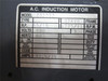 MFG- 232022; AC Motor; 15/16HP; 480V; 1775/1180RPM; 3PH; 60Hz