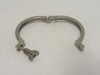 MFG- 13MHHM400SN; Pipe Clamp SS-304; W/Serrated Wing Nut; 4"ID