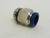 Industry-Std 5UPK6; Male Push Connector; # 8 Tube; 1/2" Threads
