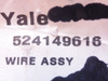 Yale 524149616; Wire Assembly; 600V