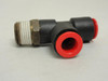 SMC KQY11-36S; Tee Fitting; 3/8" Tube x2 To 3/8 MNPT