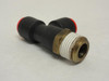 SMC KQY11-36S; Tee Fitting; 3/8" Tube x2 To 3/8 MNPT