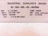 Duralife 35-1009-SWL-02L-30V/300#; Pressure Gauge Vac-0-300 PSI