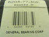 GBC 6205-77-30E; Ball Bearing; 25mm ID; 52mm OD; 15mm Width