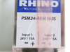 Rhino PSM24-REM360S; Redundancy Module 24VDC In; 24-27VDC Out