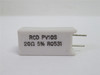 RCD PV10S-200-JB; Lot-100 Resistors; 20 OHM; 5%