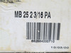 MB MB252-316-PA; Insert Ball Bearing; 2-3/16"ID x 100mmOD