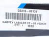 Garvey G2216-88131; Pricing Labeler; 7 Characters; 1-Line
