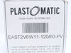 Plastomatic EAST2V6W11-120/60-PV; Solenoid Air Valve; 1/4NPT