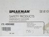 Speakman SE-810; Emergency Plastic Showerhead; 8"OD; 1NPT