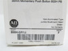 Allen-Bradley 800H-DR1J; Momentary Push Button; Green; 30mm