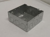 Steel City 721711/23/4E; Lot-3; Conduit Box; 4-11/16" Square