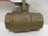 Nibco T5857066 1-1/4; Inline Ball Valve; Bronze; 1-1/4FNPT