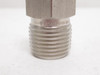 SSP J6-8C; Straight Adaptor; SS-316; 3/8 JIC x 1/2NPT