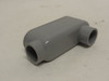 Cantex 5133663; PVC Conduit Outlet Body; 1/2"; 90Deg
