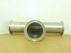 MFG- 11L872; Sanitarty Clamp Tee; 2" Tube; T316L