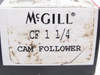 McGill CF 1-1/4; Flat Cam Follower; 1-1/4" Roller OD