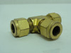 Swagelok B-600-3; Compression Union Tee; Brass; 3/8" Tube