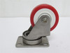 Ross Industries 13021055; Swivel Caster; SS; 3" Wheel; 4-Bolt Plate