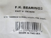 FK Bearing FKSSX9; Spherical Bearing; 9/16"ID x 1-3/32"OD