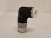 Pisco PL3/8-N3U; Lot-7 Elbow Fitting; 90Deg; 3/8"Tube x 3/8MNPT